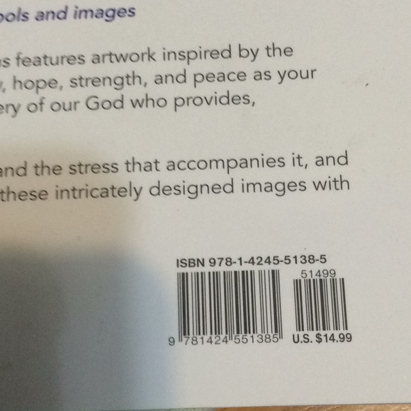 Coloring the Psalms Adult Inspirational color book - Picture 5 of 5